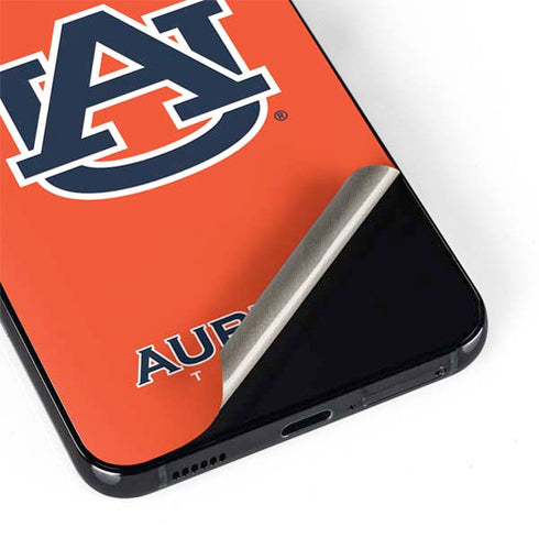 Auburn University Logo Orange Galaxy S22 Plus Skin
